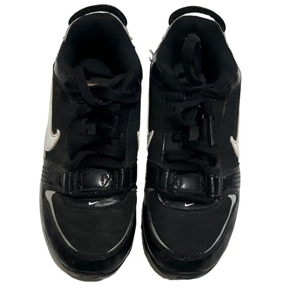 Nike Youth Black White Football Cleats Land Shark Athletic Shoes 4Y - Picture 3 of 16